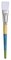 Princeton Snap! White Taklon Short Handle Brush-Brush Stroke 1"